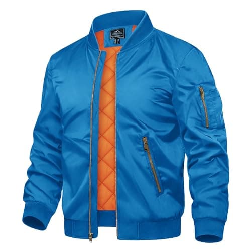 Refined Title: TACVASEN Men's Bomber Jackets - Warm Windbreaker Coats