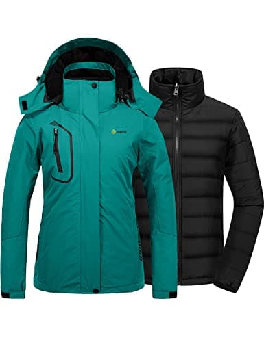 GEMYSE Women's 3-in-1 Ski Jacket