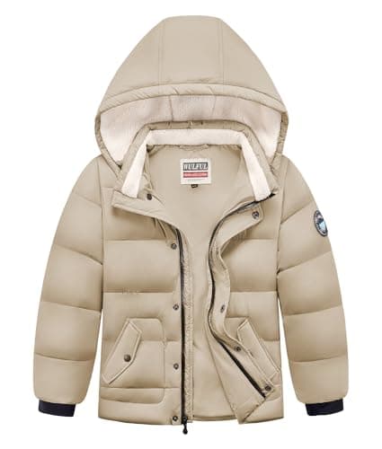 Boy's Winter Coat with Detachable Hat