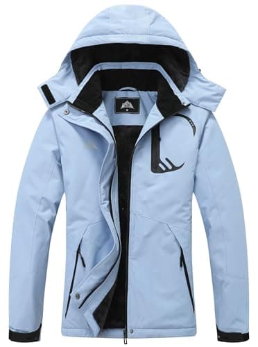 Women's Waterproof Snow Ski Jacket for Winter Hiking