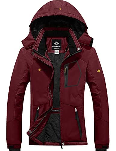 GEMYSE Women's Waterproof Ski Snow Jacket