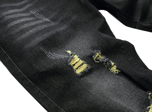 RANMCC Men's Slim Fit Ripped Jeans