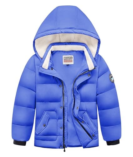 Boy's Winter Coat with Detachable Hat