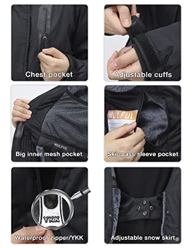 Men's Waterproof Ski Jacket