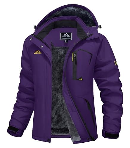 MAGCOMSEN Women's Waterproof Insulated Snow Jacket