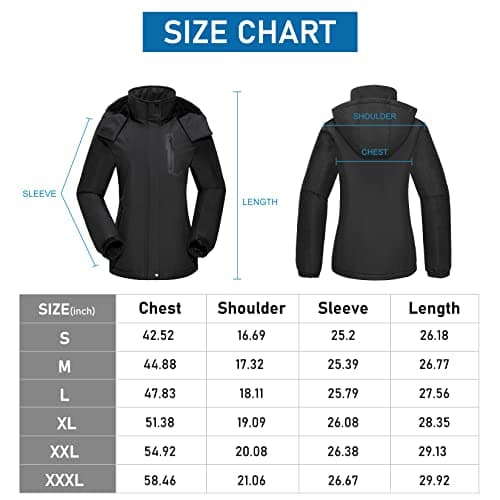 Women's Winter Waterproof Thicken Parka Snow Jacket