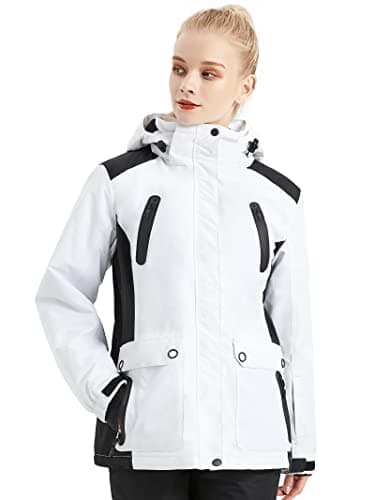 Women's Waterproof Ski Jacket with Fleece Lining