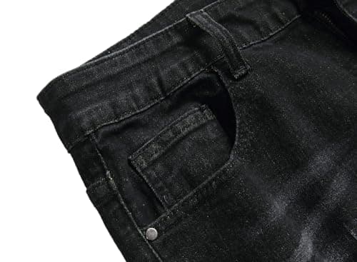 RANMCC Men's Slim Fit Ripped Jeans