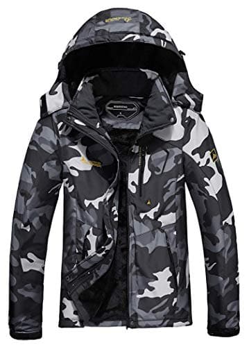 MOERDENG Women's Waterproof Ski Jacket