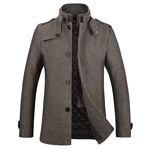 Men's Wool Trench Coat