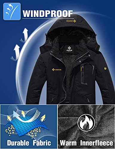 Men's Waterproof Ski Snow Jacket for Winter
