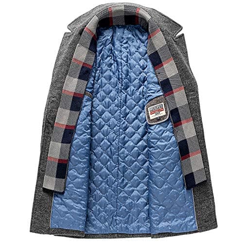 Men's Wool Trench Coat