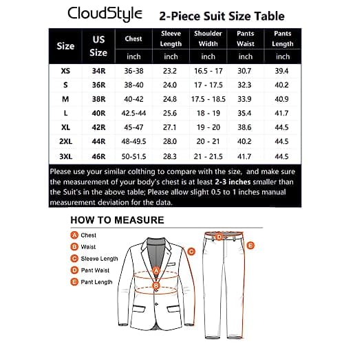Cloudstyle Mens Pinstripe Suit Set