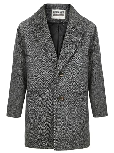Boys Wool Trench Coat for Winter