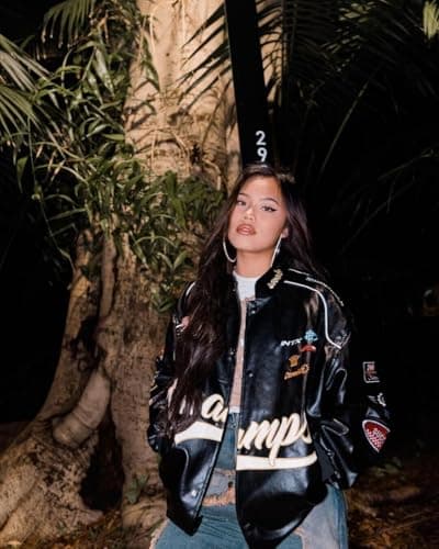 Aelfric Eden Oversized Faux Leather Moto Jacket