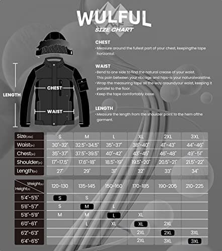 Waterproof Ski Jacket for Men