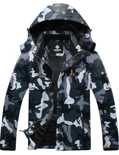 Men's Waterproof Ski Snow Jacket for Winter