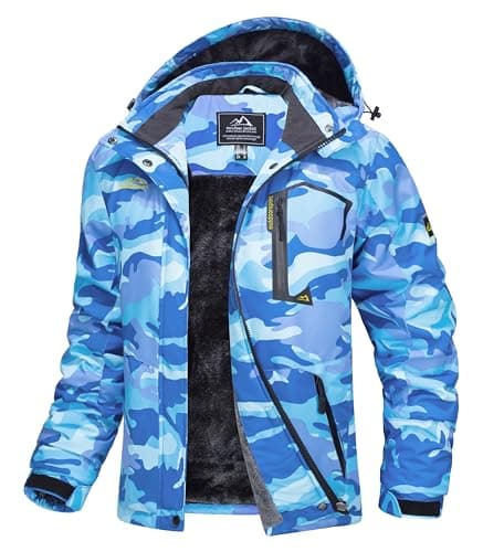 MAGCOMSEN Women's Waterproof Insulated Snow Jacket