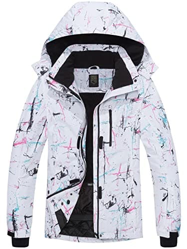 Women's Waterproof Ski Jacket with Fleece Lining