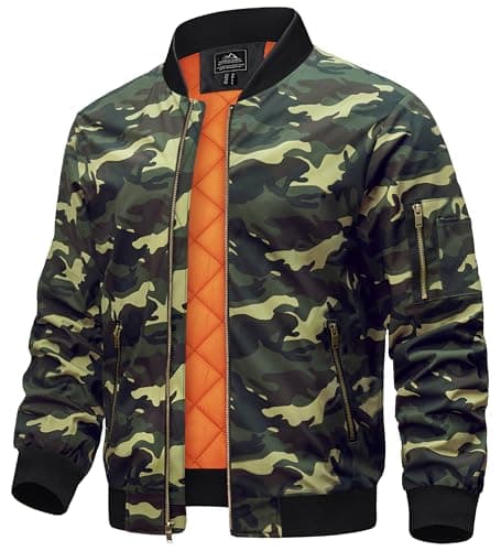 Refined Title: TACVASEN Men's Bomber Jackets - Warm Windbreaker Coats