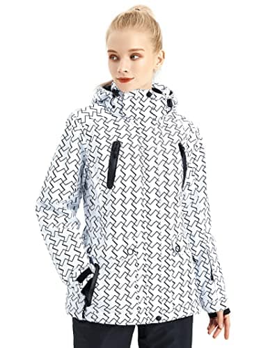 Women's Waterproof Ski Jacket with Fleece Lining