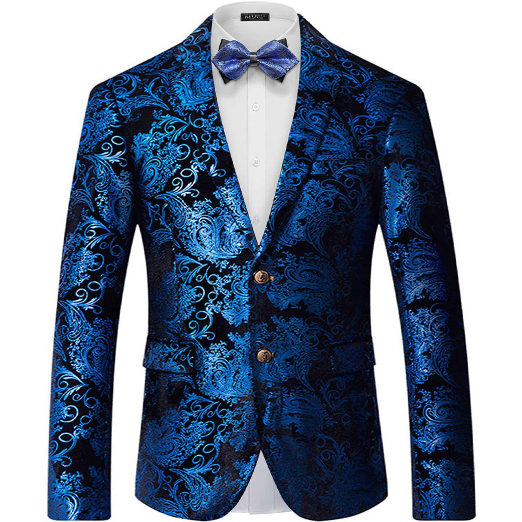 Stylish Men's Floral Suit Jacket for Dinner Party, Prom, and Wedding Tuxedo