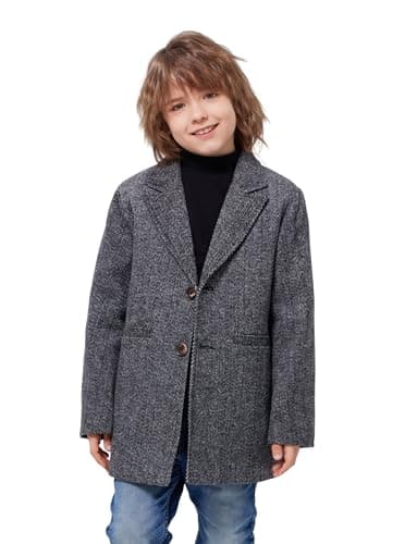 Boys Wool Pea Coat for Winter