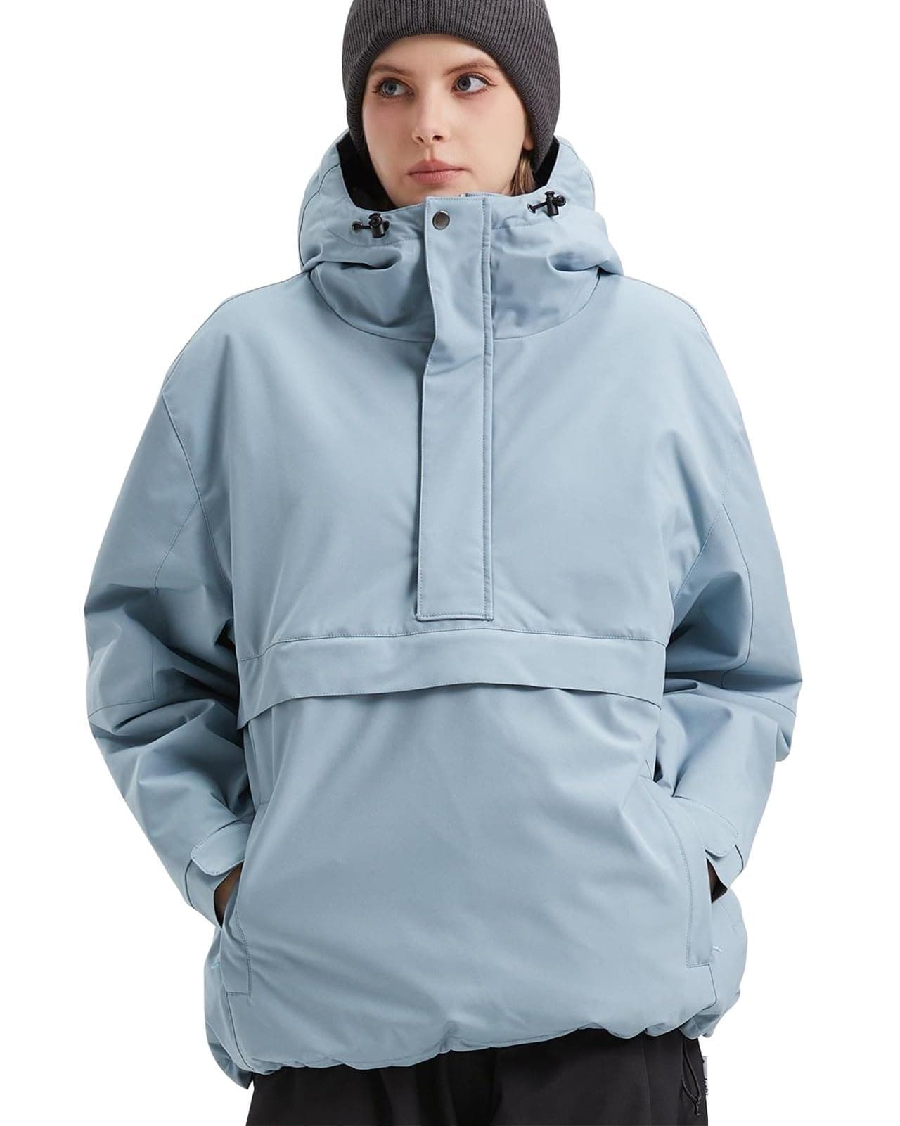 Womens Waterproof Winter Ski Coat BUMDEEP Thick Hooded Windbreaker